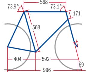 RB 0413 Canyon Ultimate CF 9.0 Pro - Geometrie RB 0413 Canyon Ultimate CF 9.0 Pro - Geometrie