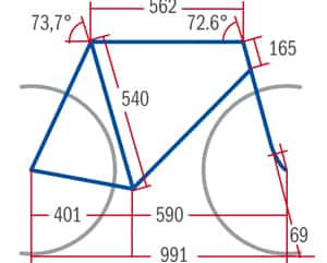 RB 0413 Cube Litening Super HPC Pro - Geometrie RB 0413 Cube Litening Super HPC Pro - Geometrie