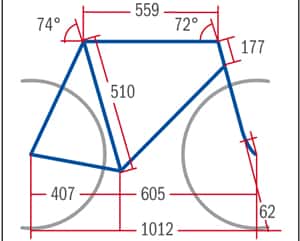RB BMC Granfondo GF01 Ultegra Di2 - Geometrie RB BMC Granfondo GF01 Ultegra Di2 - Geometrie