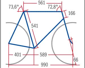 RB 0712 Carbon Rennräder Cube Agree GTC Race - Geometrie RB 0712 Carbon Rennräder Cube Agree GTC Race - Geometrie