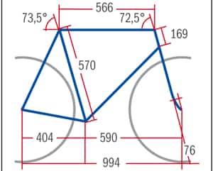 RB Canyon Ultimate AL 9.0 Di2 - Geometrie RB Canyon Ultimate AL 9.0 Di2 - Geometrie