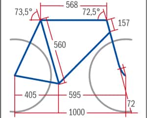 RB Bergamont Dolce LTD Double - Geometrie RB Bergamont Dolce LTD Double - Geometrie