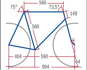 RB Stevens Stelvio - Geometrie RB Stevens Stelvio - Geometrie