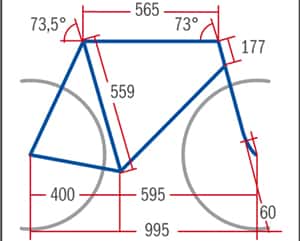 RB Scott CR1 Elite - Geometrie RB Scott CR1 Elite - Geometrie