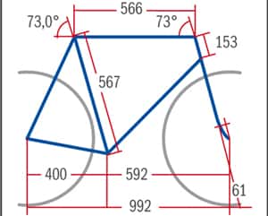 RB Cannondale Super Six Ultegra Compact - Geometrie RB Cannondale Super Six Ultegra Compact - Geometrie
