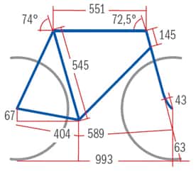 RB 0610 Einsteiger Bianchi Via Nirone Alu Veloce Geometrie RB 0610 Einsteiger Bianchi Via Nirone Alu Veloce Geometrie