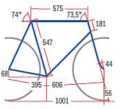 RB 1109 Cervélo R3 SL - Geometrie RB 1109 Cervélo R3 SL - Geometrie