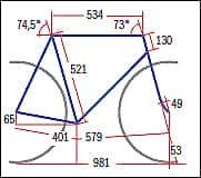 RB Scott Contessa CR1 Pro - Geometrie RB Scott Contessa CR1 Pro - Geometrie
