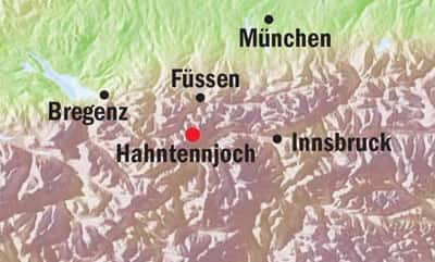 RB Traumpass Hahntennjoch Karte RB Traumpass Hahntennjoch Karte