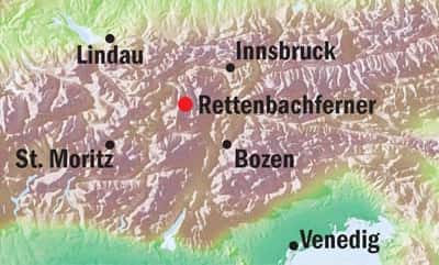 RB Traumpass Rettenbachferner Karte RB Traumpass Rettenbachferner Karte