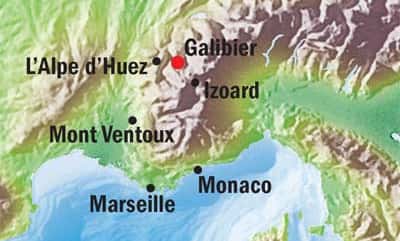 RB Traumpass Galibier Karte RB Traumpass Galibier Karte