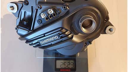 Shimano, EP8, Shimano EP8, Gewicht, Antrieb, leuichter Antrieb Shimano EP8 auf der Waage