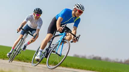Fahrbilder Rennrad mit Felgenbremsen