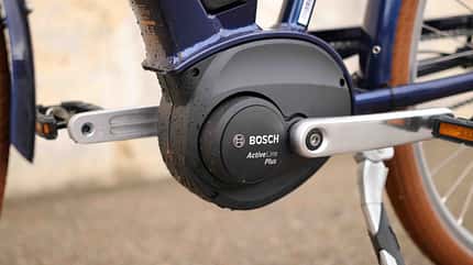 City E-Bike I Test Excelsior Vintage I Detail Bosch Active Line Plus Drive Unit