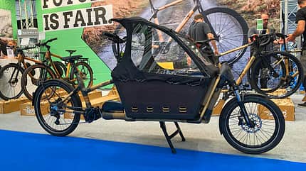 MyBoo Kumasi Cargobike mit neuem Rahmenkonzept MyBoo Kumasi Cargobike mit neuem Rahmenkonzept