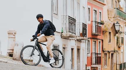 E-City-Bike mit Boshc Performance Line SX-Motor E-City-Bike mit Boshc Performance Line SX-Motor