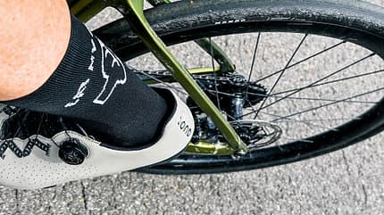 Quoc Escape Off-Road MTB Schuhe,Gravel,Test,Ansicht Ferse Quoc Escape Off-Road MTB Schuhe,Gravel,Test,Ansicht Ferse