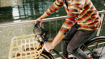 Test I Urban Flatbar Gravelbike I Rose HoboI Detail breiter Lenker