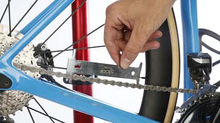 Fahrradkette Kettenwachs putzen Reinigung