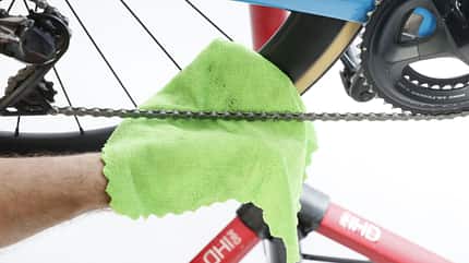 Fahrradkette Kettenwachs putzen Reinigung