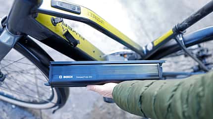 Boschs neuer 400er Akku des Light E-Bike Flyer Upstreet SL Boschs neuer 400er Akku des Light E-Bike Flyer Upstreet SL