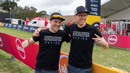 Sebastian Laus & Eugen Schmunk beim Cape Epic 2023 Sebastian Laus & Eugen Schmunk beim Cape Epic 2023
