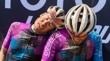 Sebastian Laus & Eugen Schmunk beim Cape Epic 2023 Sebastian Laus & Eugen Schmunk beim Cape Epic 2023