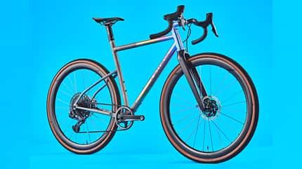 Das Larage Gravelbike von Cycles Léon88 aus den Vogesen. Das Larage Gravelbike von Cycles Léon88 aus den Vogesen.
