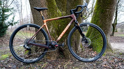 Storck,Grix Pro 2,Gravelbike,Federgabel,Dropper Post,Baum,Seitenansicht Storck,Grix Pro 2,Gravelbike,Federgabel,Dropper Post,Baum,Seitenansicht