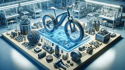 E-Bike der Zukunft Produktbild nachhaltige Produktion E-Bike der Zukunft Produktbild nachhaltige Produktion