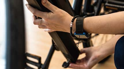 City- und Trekking E-Bike Geero Akkuentnahme City- und Trekking E-Bike Geero Akkuentnahme