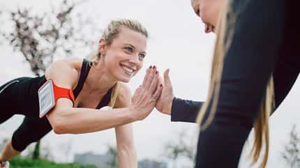 enjoyment,friendship,challenge,competition,authenticity Girlfriends having fun
