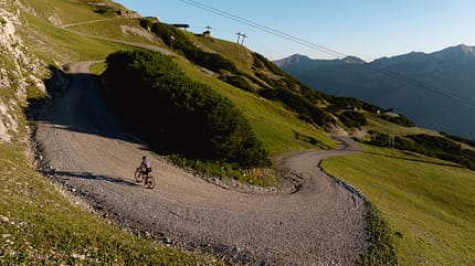 Max Schumann beim Everesting am Grubigstein. Max Schumann beim Everesting am Grubigstein.