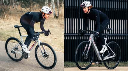 Ridley Grifn RS Road vs. E-Grifn Road Ridley Grifn RS Road vs. E-Grifn Road