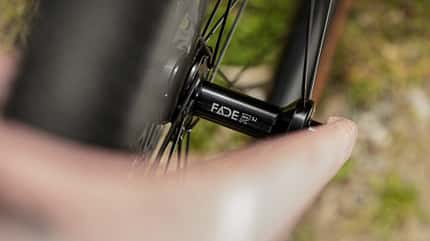 Die Vorderradnabe der neuen Newmen Advanced G.34-Carbonlaufräder Die Vorderradnabe der neuen Newmen Advanced G.34-Carbonlaufräder