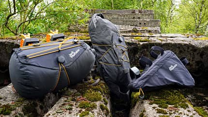 Jack Wolfskin,Bikepacking-Taschen,Morobbia,Test Jack Wolfskin,Bikepacking-Taschen,Morobbia,Test