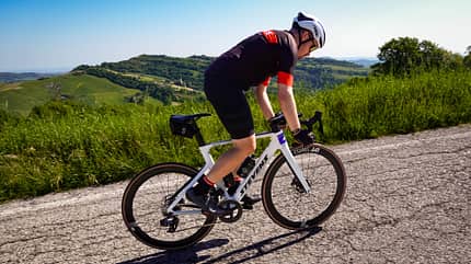 Stevens Arcalis Stevens Arcalis,Rennrad,Test,Actionfoto
