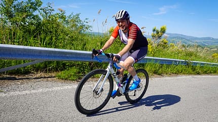 Granfondo Squali 2024 Georg am ersten Anstieg Granfondo Squali 2024 Georg am ersten Anstieg
