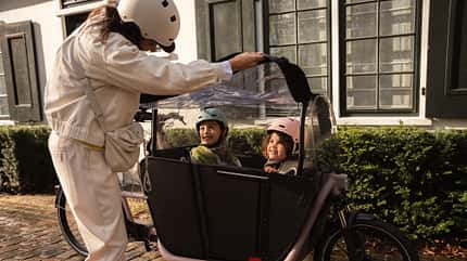 Neues Decathlon-E-Lastenrad Long John F900E Family Neues Decathlon-E-Lastenrad Long John F900E Family