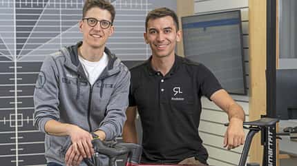 ROADBIKE-Redakteur Moritz Pfeiffer und Radlabor-Coach Michi Ecklmaier ROADBIKE-Redakteur Moritz Pfeiffer und Radlabor-Coach Michi Ecklmaier