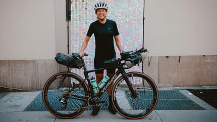 Lael Wilcox Weltrekord: Das Rennrad Lael Wilcox Weltrekord: Das Rennrad
