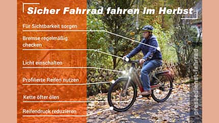 Sicher fahren im Herbst,Tipps,pressedienst fahrrad Sicher fahren im Herbst,Tipps,pressedienst fahrrad