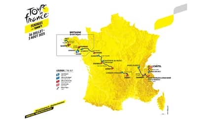 Tour de France Femmes avec Zwidft,Karte 2025 Tour de France Femmes avec Zwidft,Karte 2025