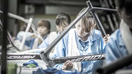 Carbonrahmenbau bei Merida Carbonrahmenbau bei Merida