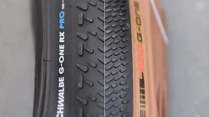 Schwalbe G-One RX Pro vs. G-One R Schwalbe G-One RX Pro vs. G-One R