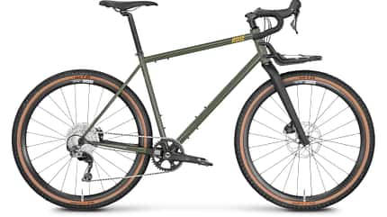 Rose Hobo Dropbar,Gravelbike,Stahl,grün,Studio,seitlich Rose Hobo Dropbar,Gravelbike,Stahl,grün,Studio,seitlich