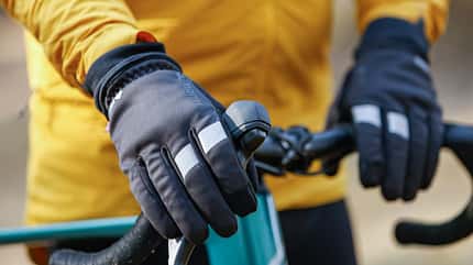 Shimano Windstopper Primaloft Gloves,Handschuhe,Test,Griff am Lenker Shimano Windstopper Primaloft Gloves,Handschuhe,Test,Griff am Lenker