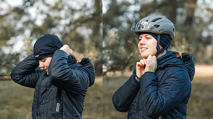 Accessoire für den Winter Fahrrad Übergangszeit Accessoire für den Winter Fahrrad Übergangszeit