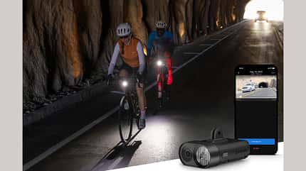 Varia Vue StVZO von Garmin,Tunnel,zwei Fahrer,Auto,Smartphone,App Varia Vue StVZO von Garmin,Tunnel,zwei Fahrer,Auto,Smartphone,App