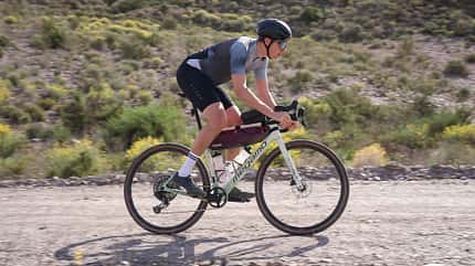 Gravelbike Magazin Megamo Silk Fahrbild Gravelbike Magazin Megamo Silk Fahrbild